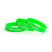 Silikon Armbänder in grün bedruckt mit weissem Logo