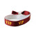 Party-Armbänder / Kontrollarmbänder Texstar - "VIP" aus Textil- / Stoffmaterial - Rot/Gelb