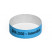 Party-Armbänder / Kontrollarmbänder, Blau, bedruckt mit Text