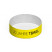 Party-Armbänder / Kontrollarmbänder, Gelb, bedruckt mit Text